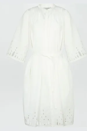 YVES SALOMON Pleated midi dress