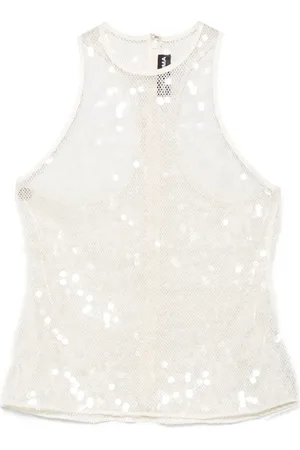 DAVID KOMA Camiseta con detalle de lentejuelas