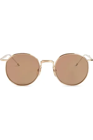 Thom Browne Lentes de sol con armazón redonda