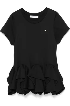 Viktor & Rolf Playera con dobladillo peplum