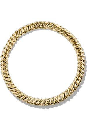 David Yurman Collar de cadena Sculpted Cable en oro amarillo de 18kt de 14mm