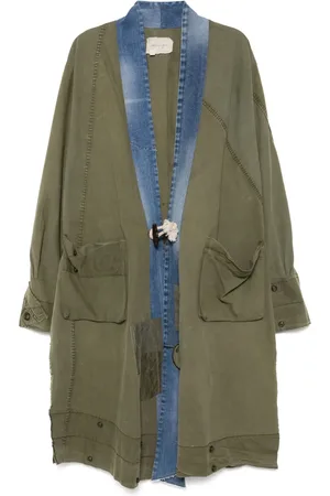GREG LAUREN Abrigo con paneles