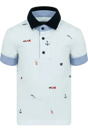 Lapin House Playera tipo polo estampada