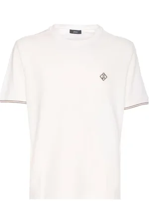 HERNO Playera con logo bordado