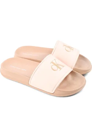 Calvin Klein Flip flops con logo en relieve