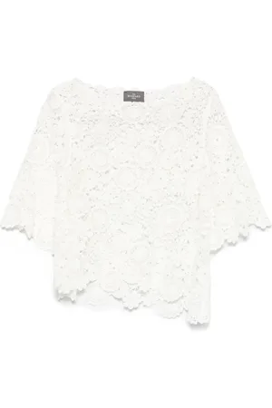 ERIC BOMPARD Top con encaje de guipur