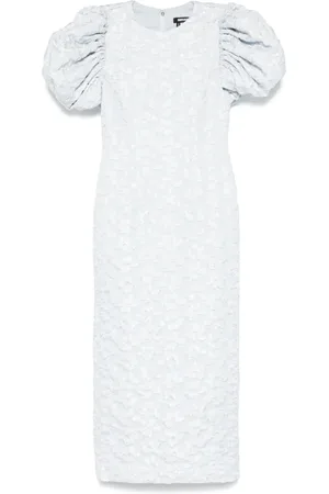 ROTATE Vestido midi en jacquard