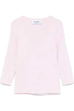 Blugirl Top con aplique floral