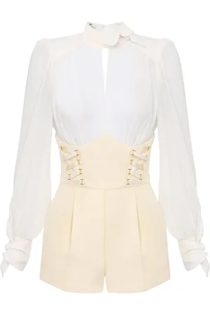 Elisabetta Franchi Jumpsuit corto con paneles