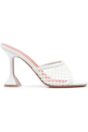 Amina Muaddi Mules Lupita con tacón 90mm
