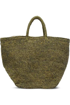 IBELIV Tote Vanille en rafia