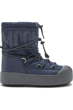 Moon Boot Botas para nieve con logo estampado y agujetas
