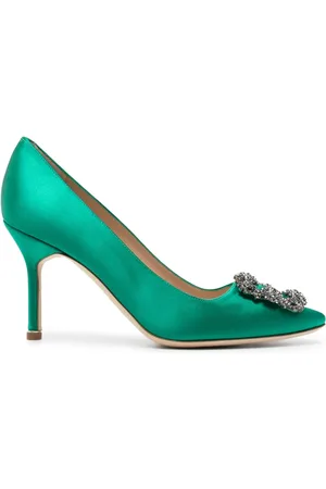 Manolo Blahnik Zapatillas Hangisi con tacón de 90mm