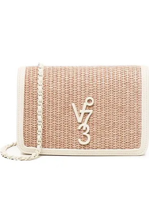 V°73 Bolsa satchel con placa del logo