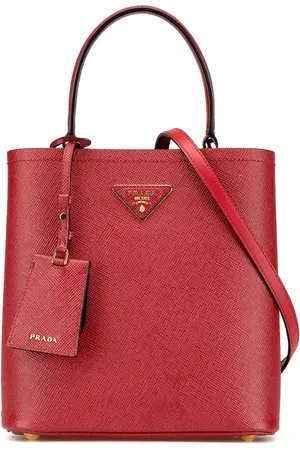 Prada Bolsa satchel Medium Saffiano Cuir Panier 2010-2024