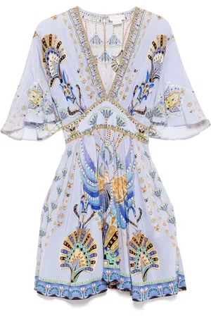 Camilla Vestido con cintura corta