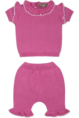 LITTLE BEAR Osito pequeño 1119PEONIAGLICINE fucsia en 100% algodón