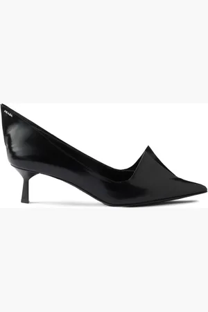 Prada Zapatillas de piel cepillada con tacón de 55mm