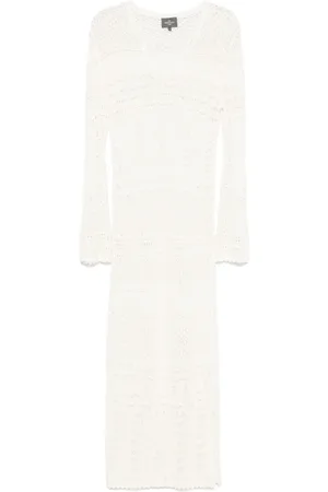 ERIC BOMPARD Vestido estilo túnica de tejido calado