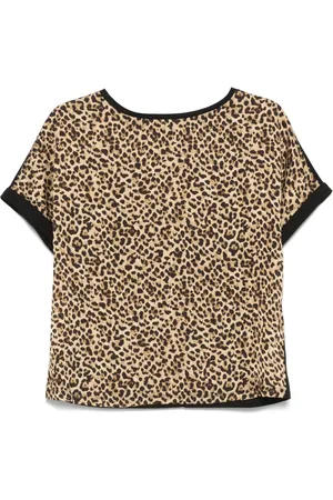 Liu Jo Blusa con estampado de leopardo