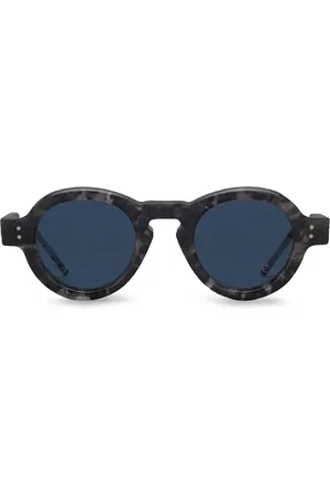Thom Browne Lentes de sol con armazón redonda