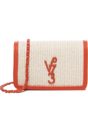 V°73 Bolsa satchel con placa del logo