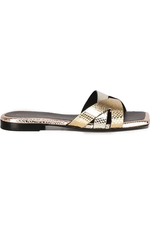 Giuliano Galiano Flip flops de piel