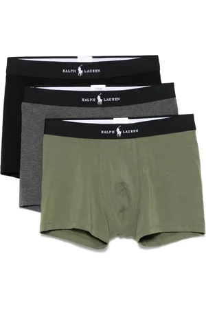 Ralph Lauren Pack de tres bóxeres con logo en la pretina