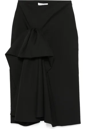 Viktor & Rolf Falda midi con volantes