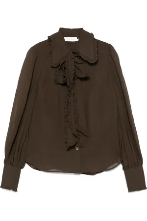 ZIMMERMANN Camisa de georgette con moño