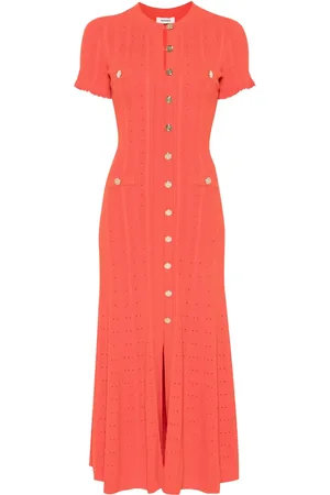Sandro Vestido midi con diseño tejido