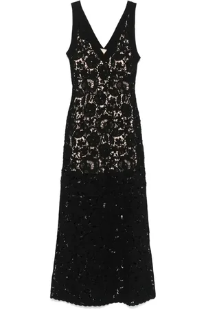 P.A.R.O.S.H. Vestido largo de crochet