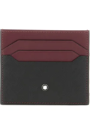 Montblanc Tarjetero con diseño de dos tonos