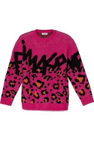 Pinko Suéter con motivo de leopardo