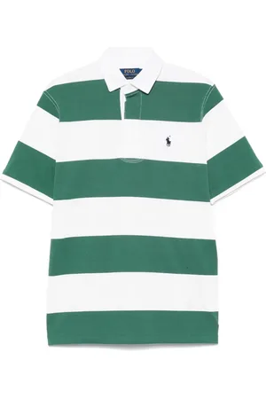 Ralph Lauren Playera tipo polo con rayas estampadas