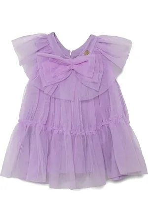 Pinko Vestido de tul con detalle de moño