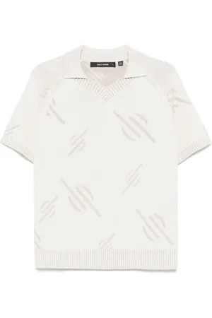 Daily paper Top con monograma en intarsia