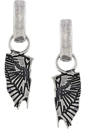 MARCELO BURLON Aretes con detalles de ala