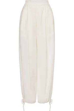 Serafini Pantalones tapered de seda