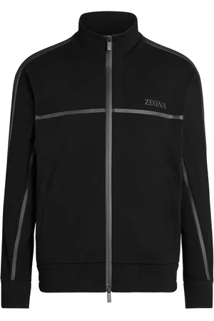 Ermenegildo Zegna Chamarra con logo estampado y cierre