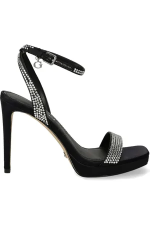 Guess Sandalias con detalles de strass y tacón de 115mm