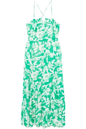 Maje Vestido midi con estampado floral
