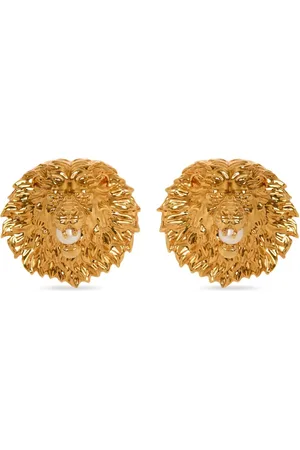 Balmain Aretes con perla de león