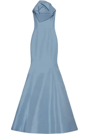 Oscar de la Renta Vestido de fiesta con motivo de rosa