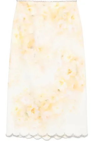 ZIMMERMANN Falda midi Crush