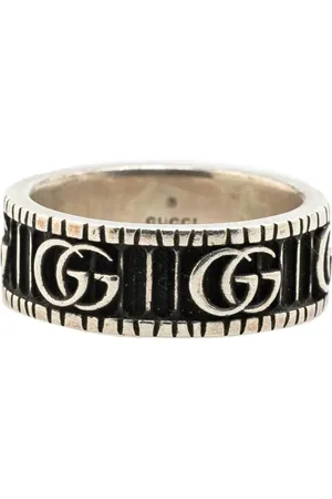 Gucci Anillo Sterling Silver GG Marmont Ring 1990-2024