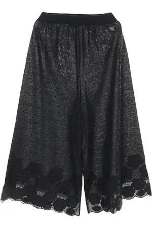 CHANEL Pantalones bordados con lentejuelas 1986-1988