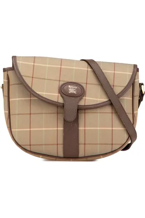 Burberry Bolsa crossbody 20th Century Vintage Check Canvas Flap