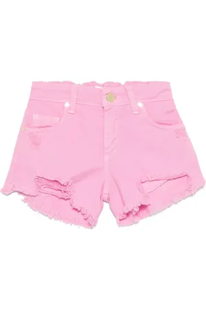 MISS GRANT Shorts con bordes deshilachados