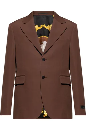 VERSACE Blazer de lana con botones